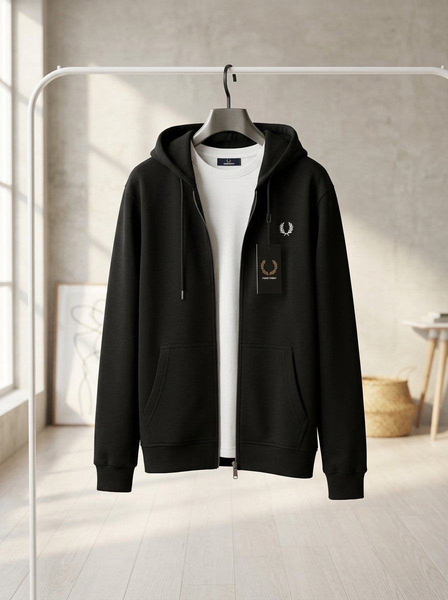 Олимпийка Fred Perry худи с капюшоном
