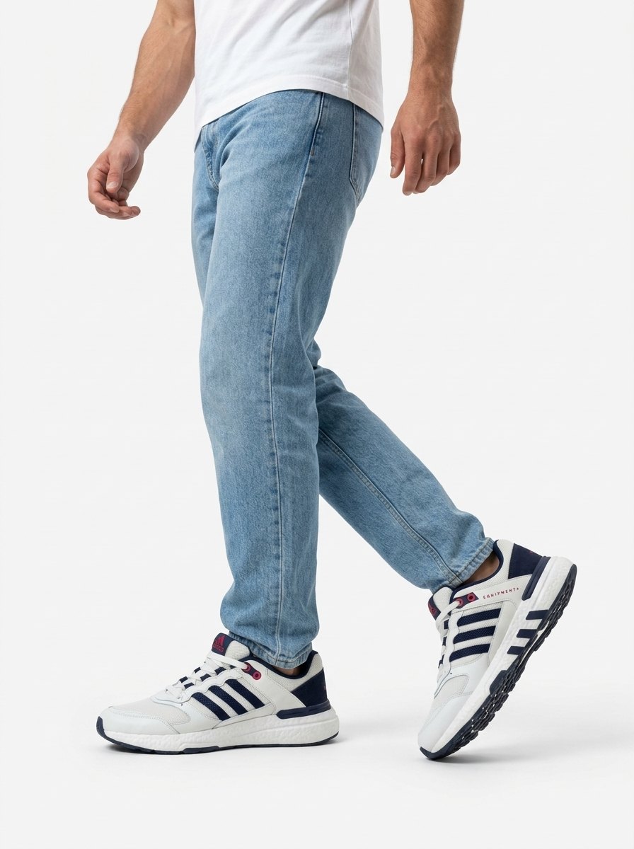 Кроссовки adidas белые — фото 2